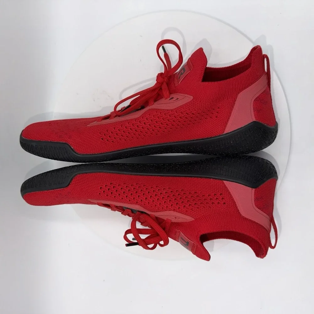 TYR Drop Zero Barefoot Trainer Red Knit Mens Size 10.5